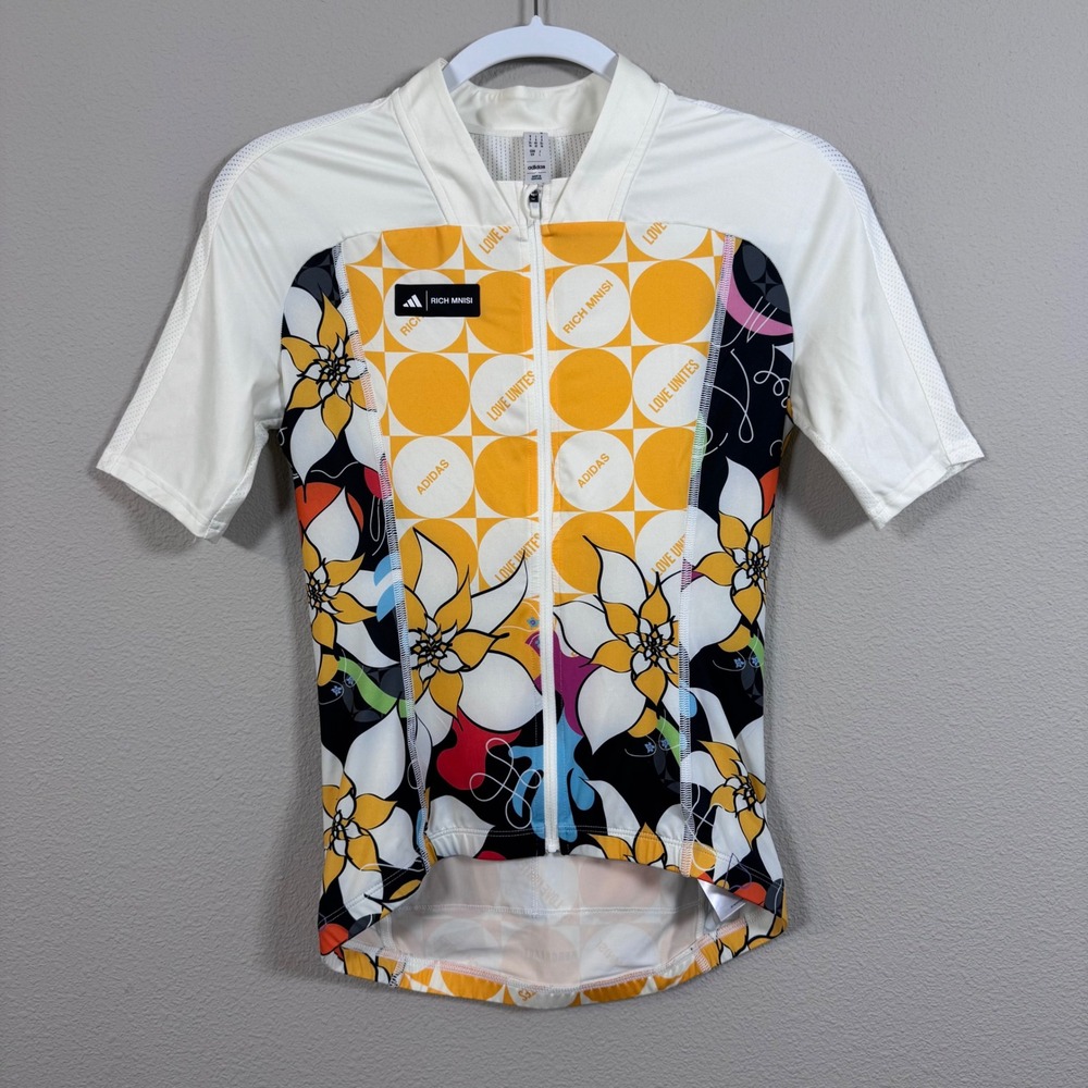 Adidas Rich Mnisi Pride Collection Cycling Jersey Love Unites Full Zip Men's S - Picture 2 of 6